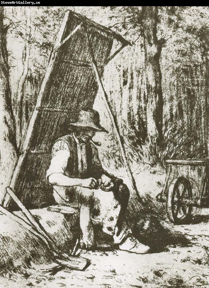 Jean Francois Millet Peasant have a break